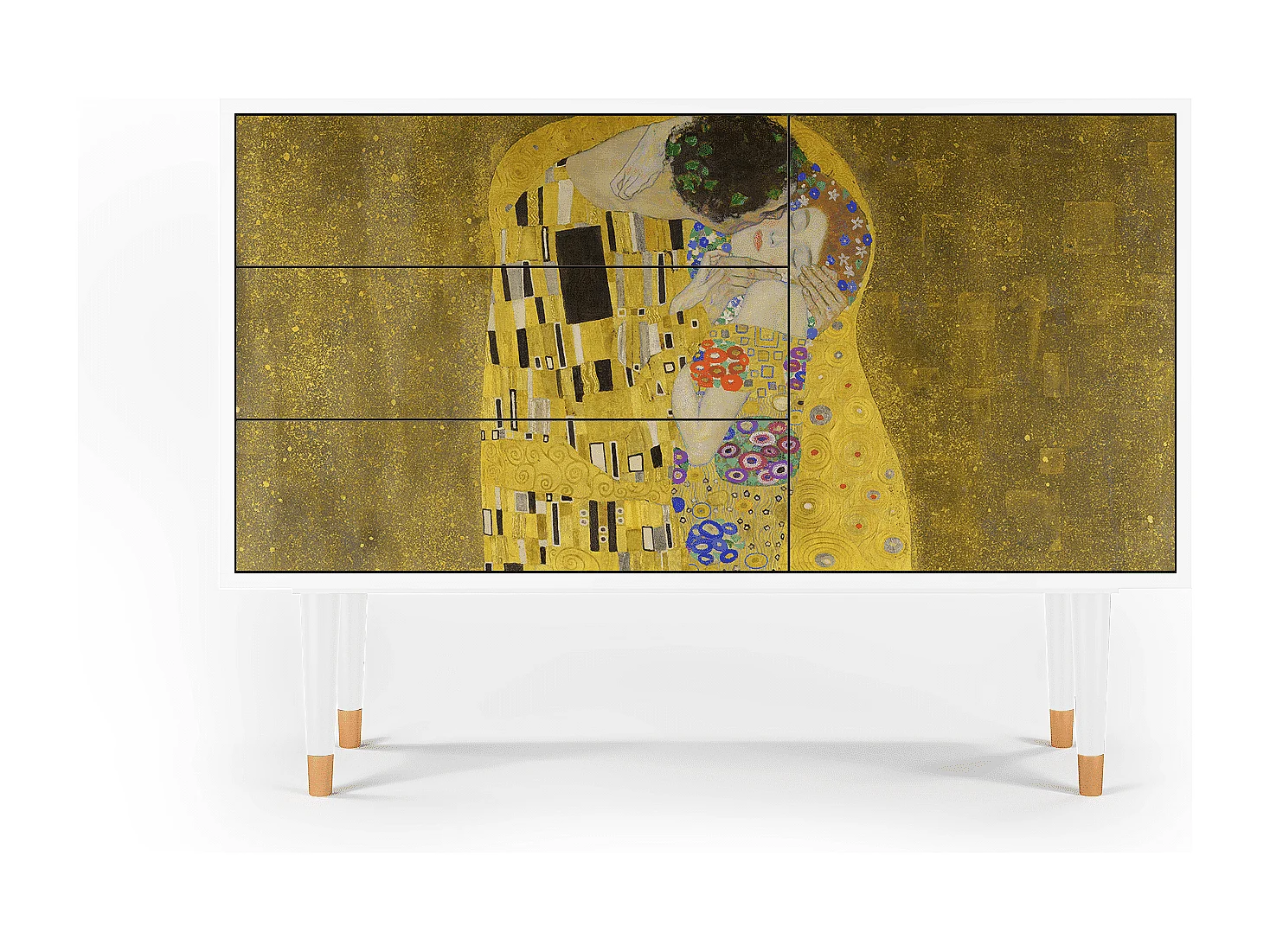 Aparador - 115х84х41 cm - S3 - The Maiden by Klimt, Branco