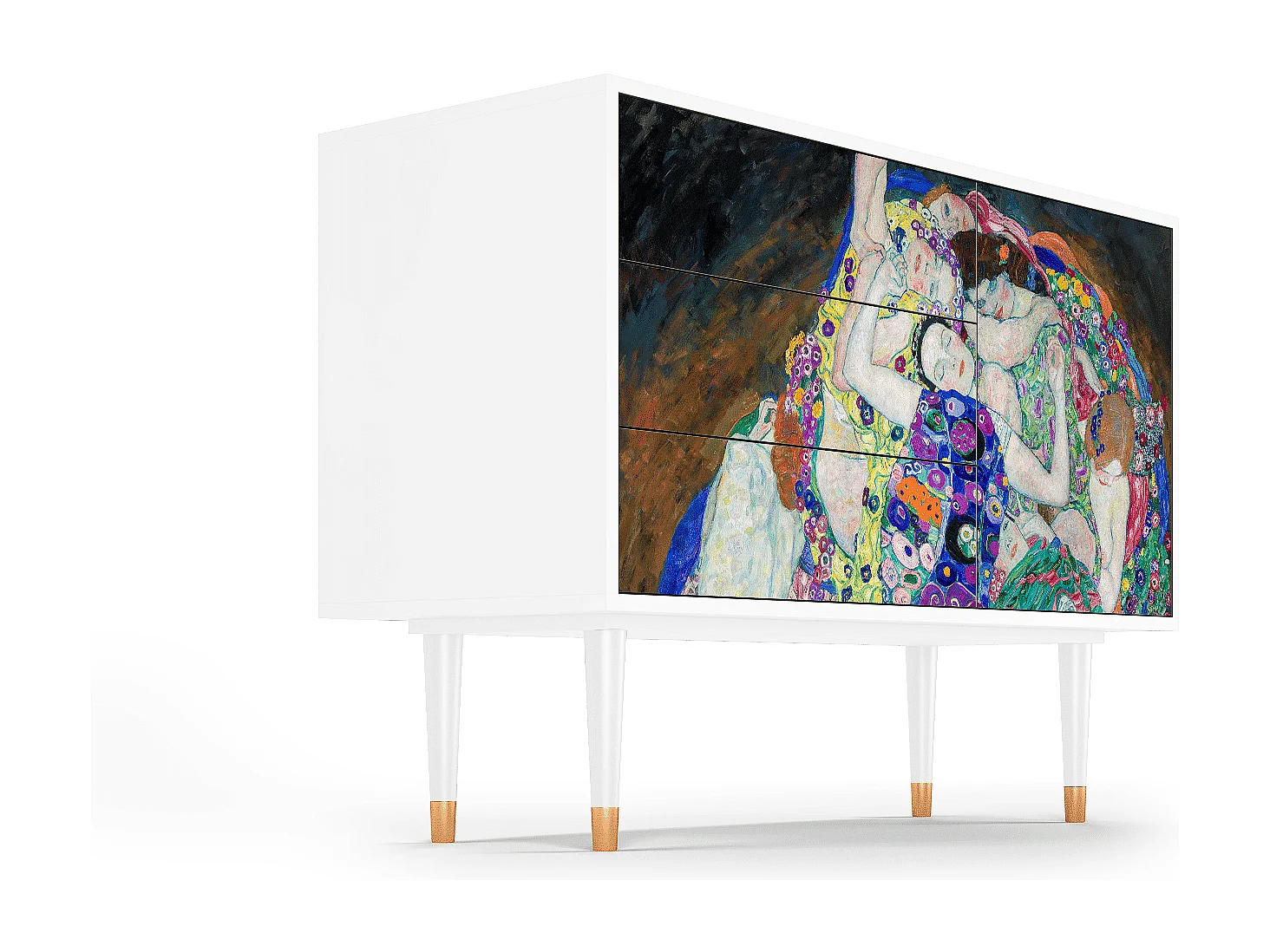 Aparador - 115х84х41 cm - S3 - The Maiden by Klimt, Branco