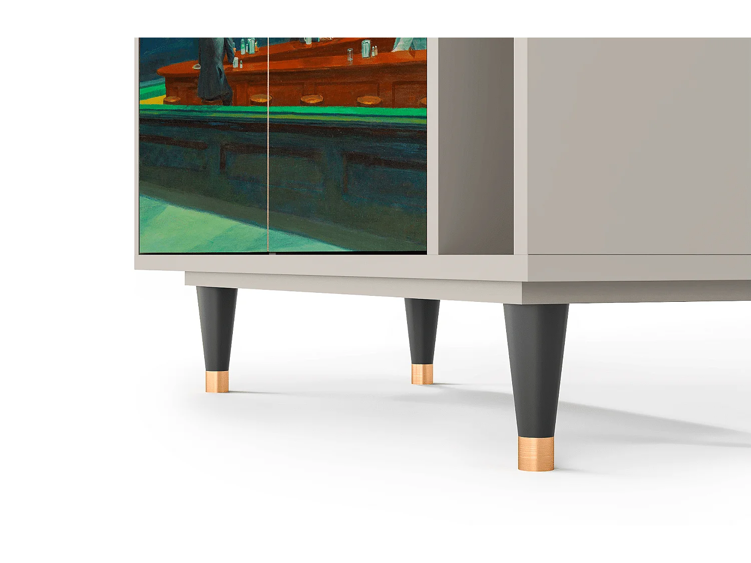 Buffet - 96х110х41 cm - BS6 - Nighthawks by Hopper, Sable