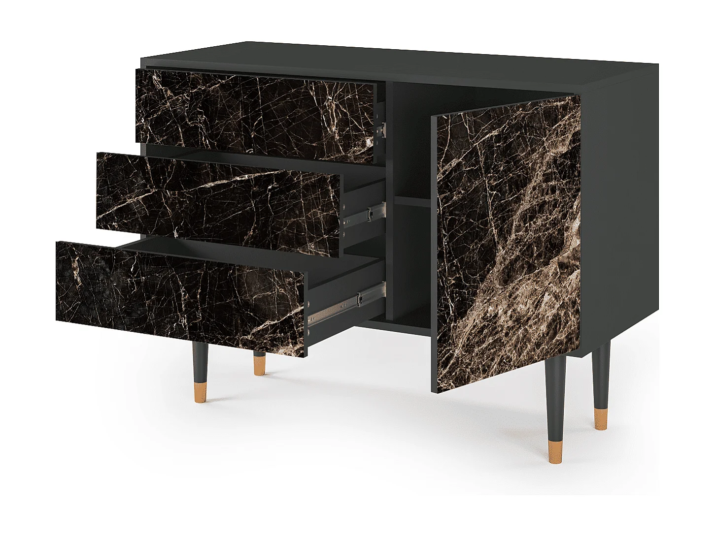 Buffet - 115х84х41 cm - S3 - Night Abyss, Anthracite