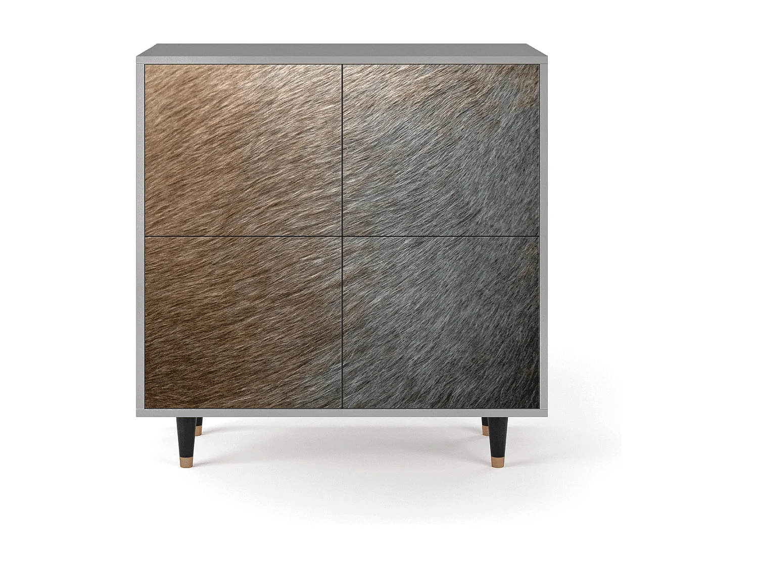 Aparador - 94x96x48 cm - BS3 - Peanut Hair, Cinza