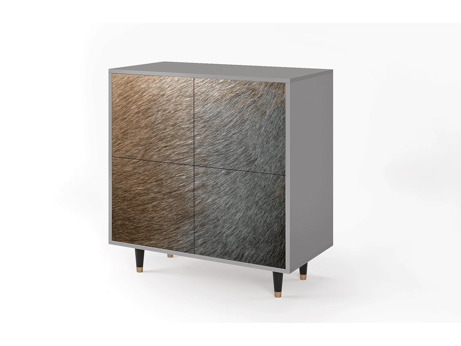 Dressoir - 94x96x48 cm - BS3 - Peanut Hair, Grijs