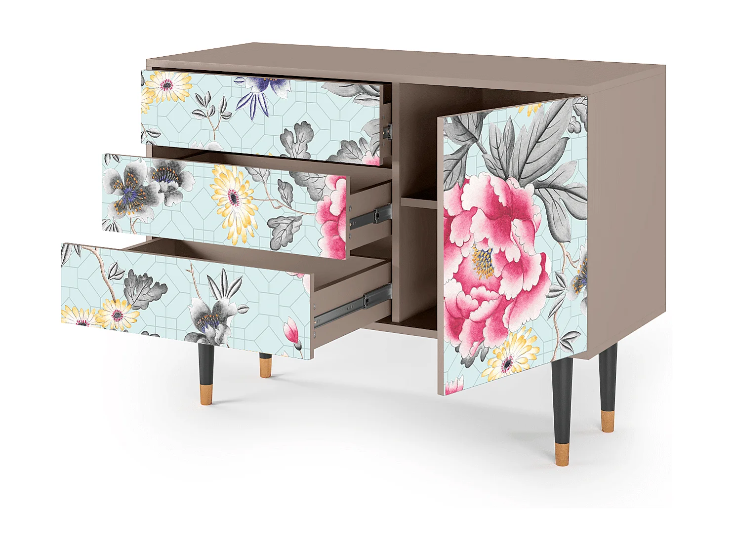 Buffet - 115х84х41 cm - S3 - Sky Garden, Latte