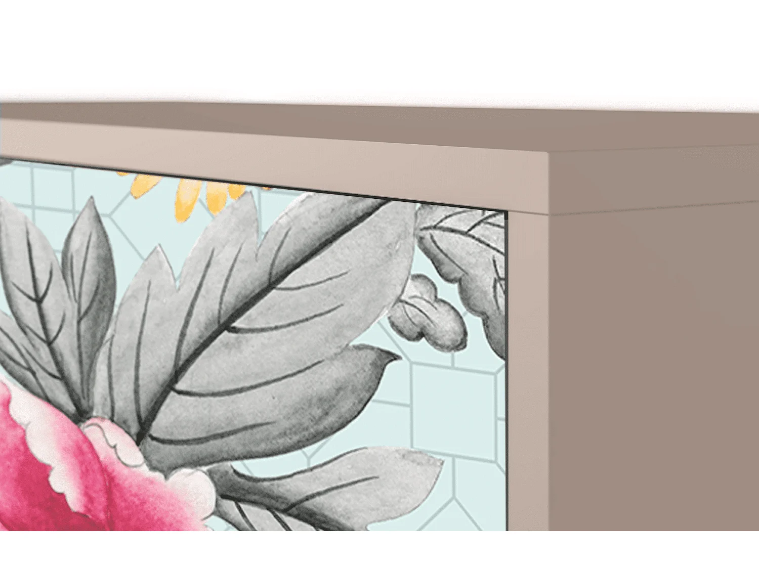 Kredens - 115х84х41 cm - S3 - Sky Garden, Latte