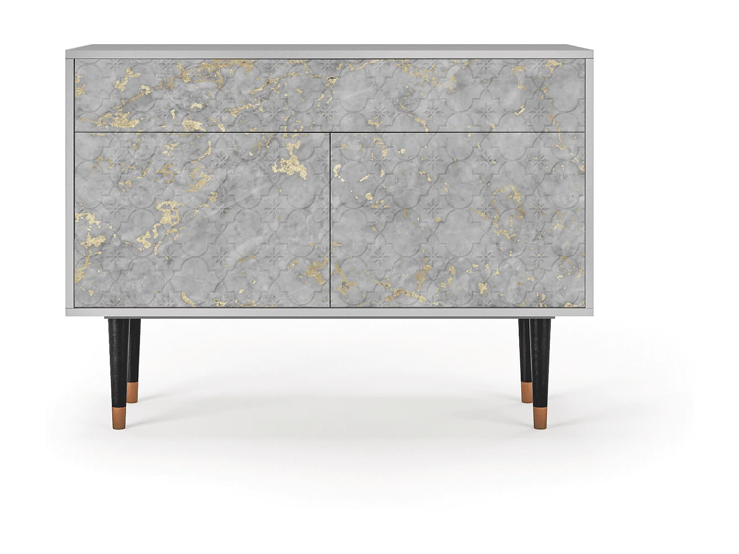 Aparador - 115x85x48 cm - BS4 - Mariana Trench, Cinza