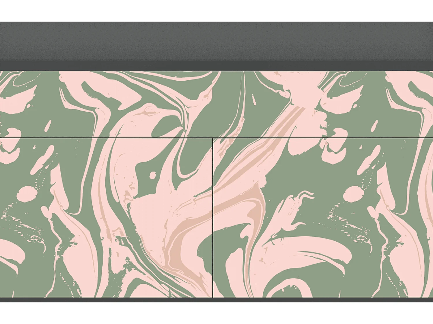 Sideboard - 115x85x48 cm - BS4 - Aquarelle, Anthrazit