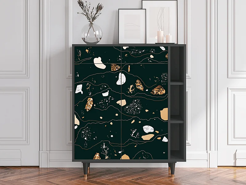 Credenza - 96х110х41 cm - BS6 - Space Rocks, Antracite
