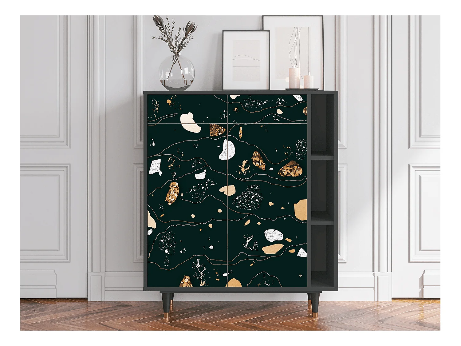 Buffet - 96х110х41 cm - BS6 - Space Rocks, Anthracite