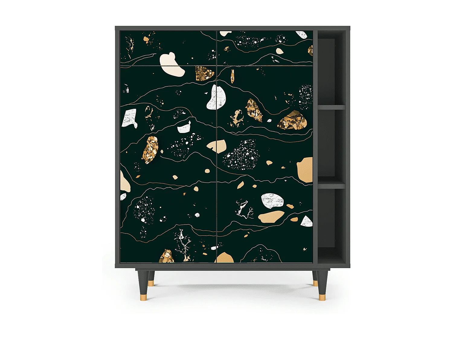 Aparador - 96х110х41 cm - BS6 - Space Rocks, Antracita