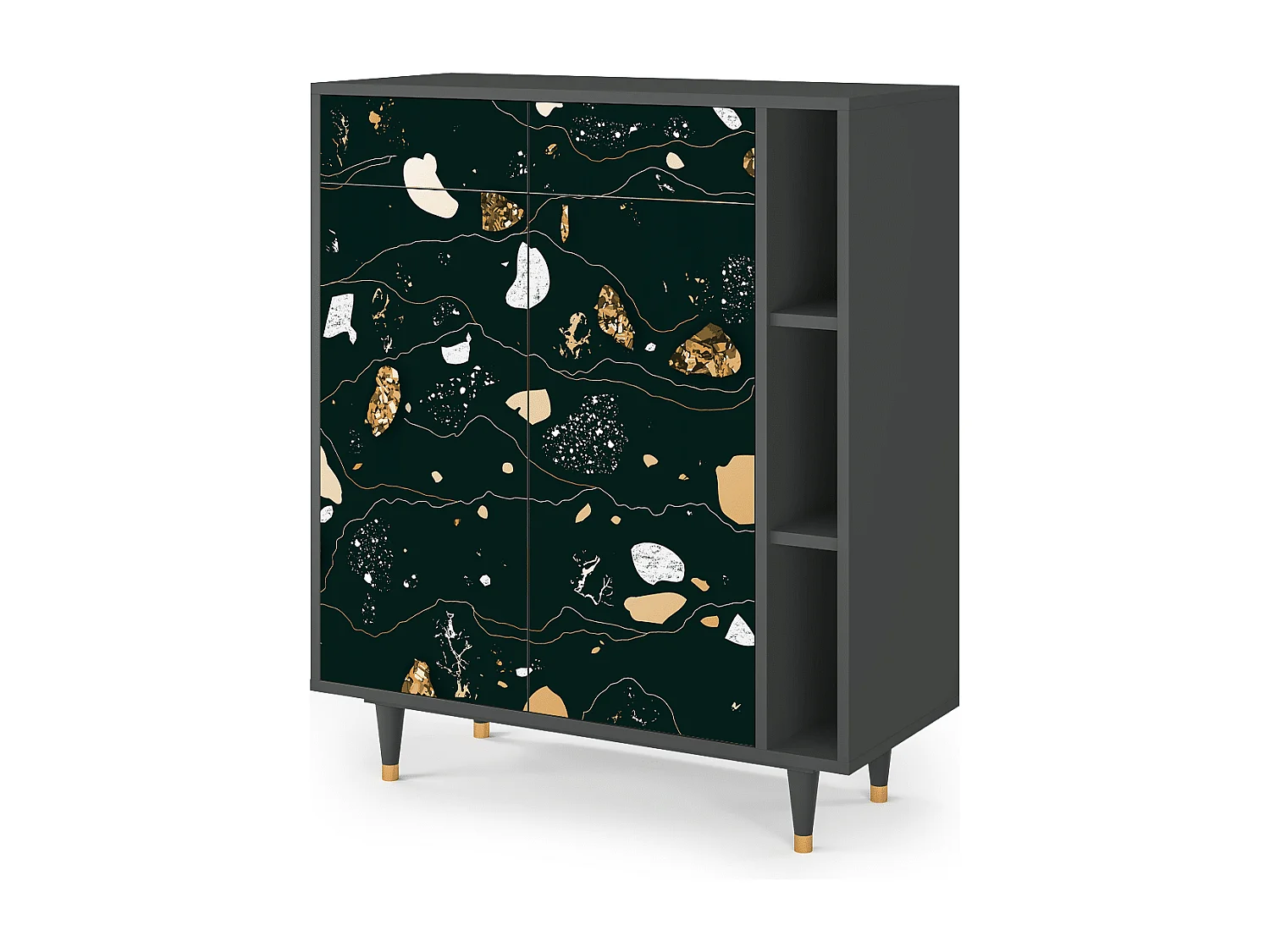 Aparador - 96х110х41 cm - BS6 - Space Rocks, Antracita