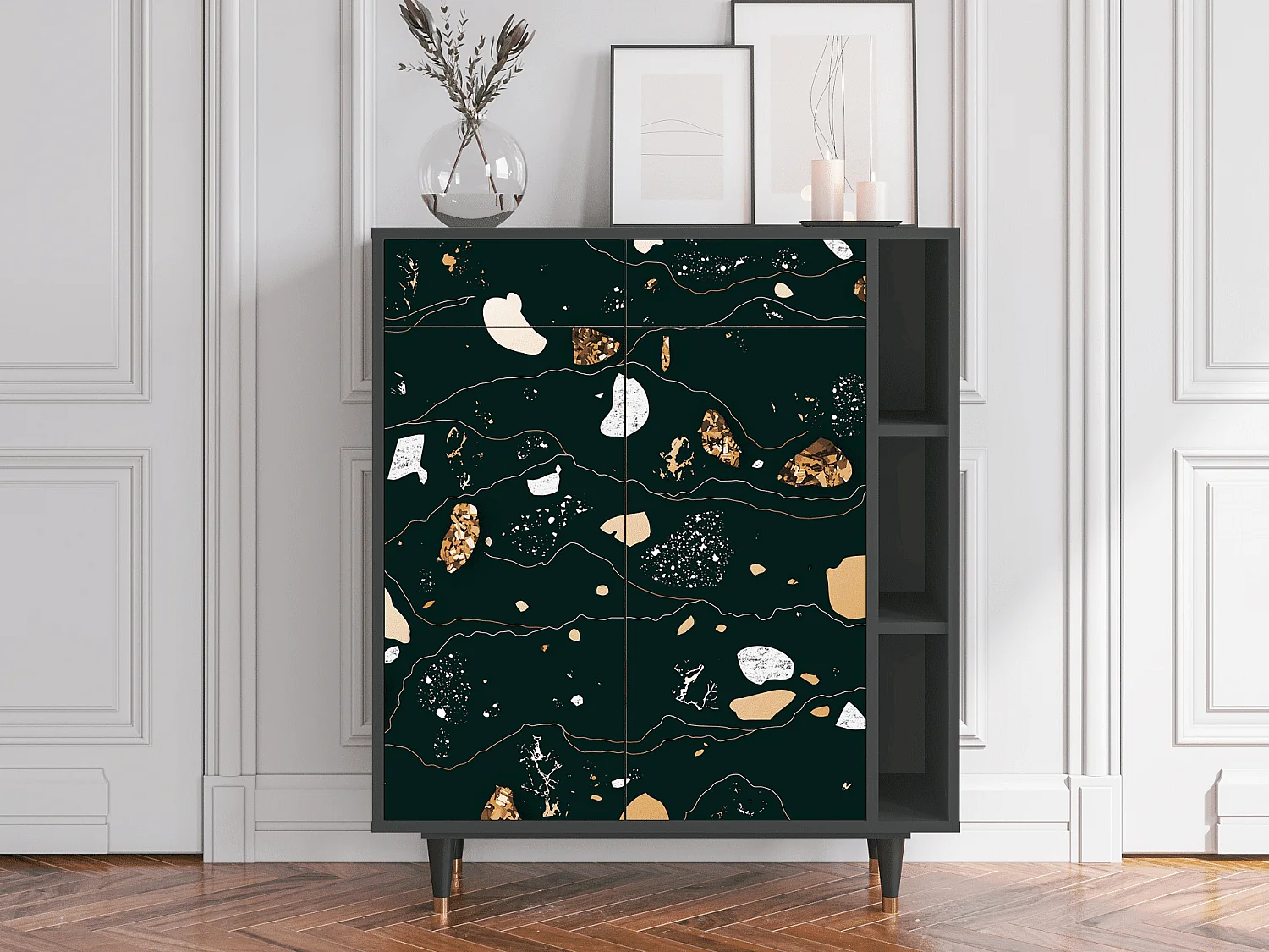 Buffet - 96х110х41 cm - BS6 - Space Rocks, Anthracite