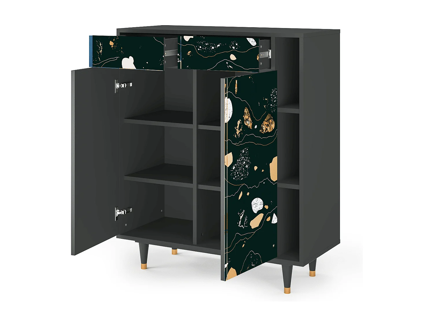 Buffet - 96х110х41 cm - BS6 - Space Rocks, Anthracite