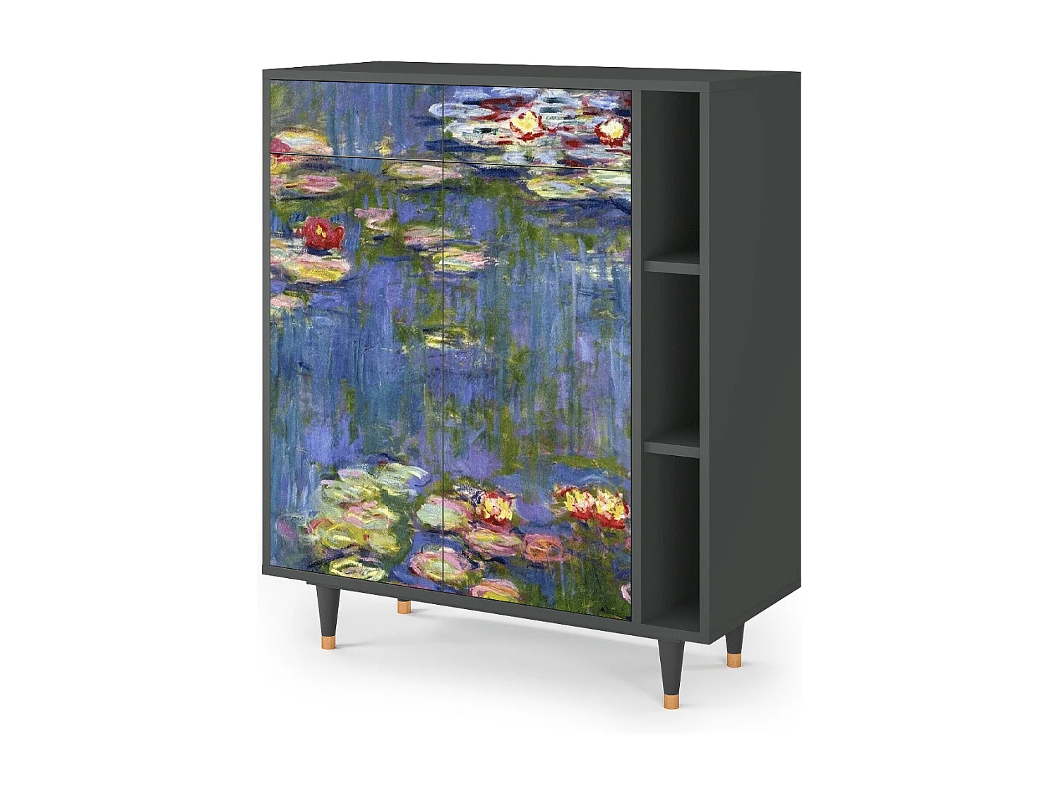 Buffet - 96х110х41 cm - BS6 - The water lily pond  , Anthracite