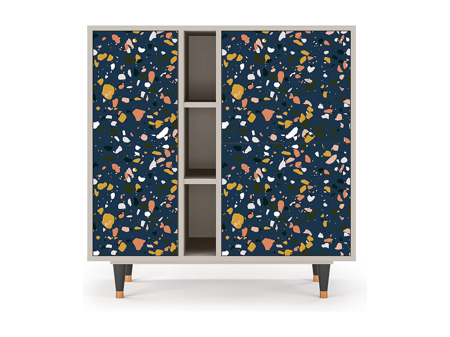 Kredens - 94х96х41 cm - BS5 - Night Sky Langhterns, Piaskowy