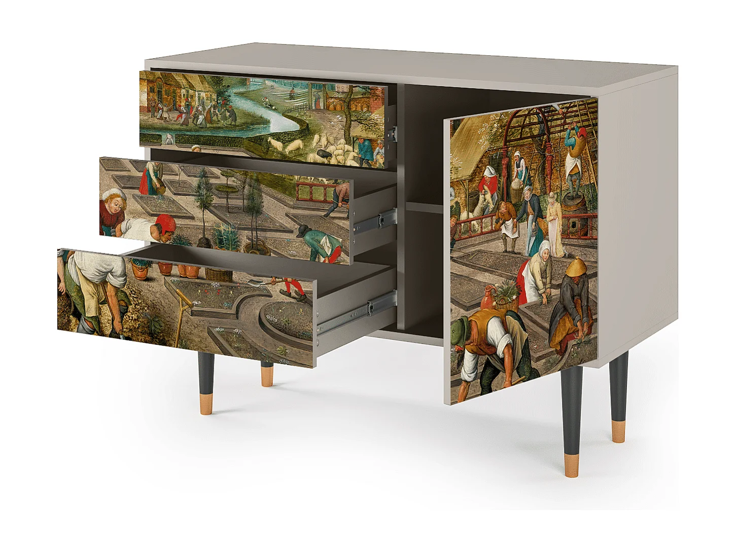 Buffet - 115х84х41 cm - S3 - The Younger - Spring, Sable