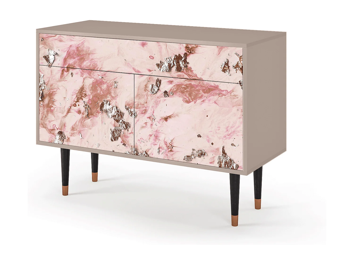 Kredens - 115x85x48 cm - BS4 - Cotton Candy, Latte