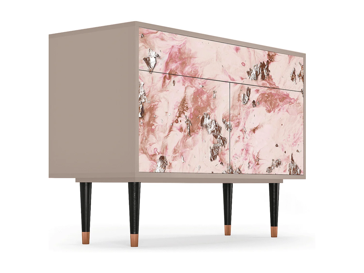 Kredens - 115x85x48 cm - BS4 - Cotton Candy, Latte