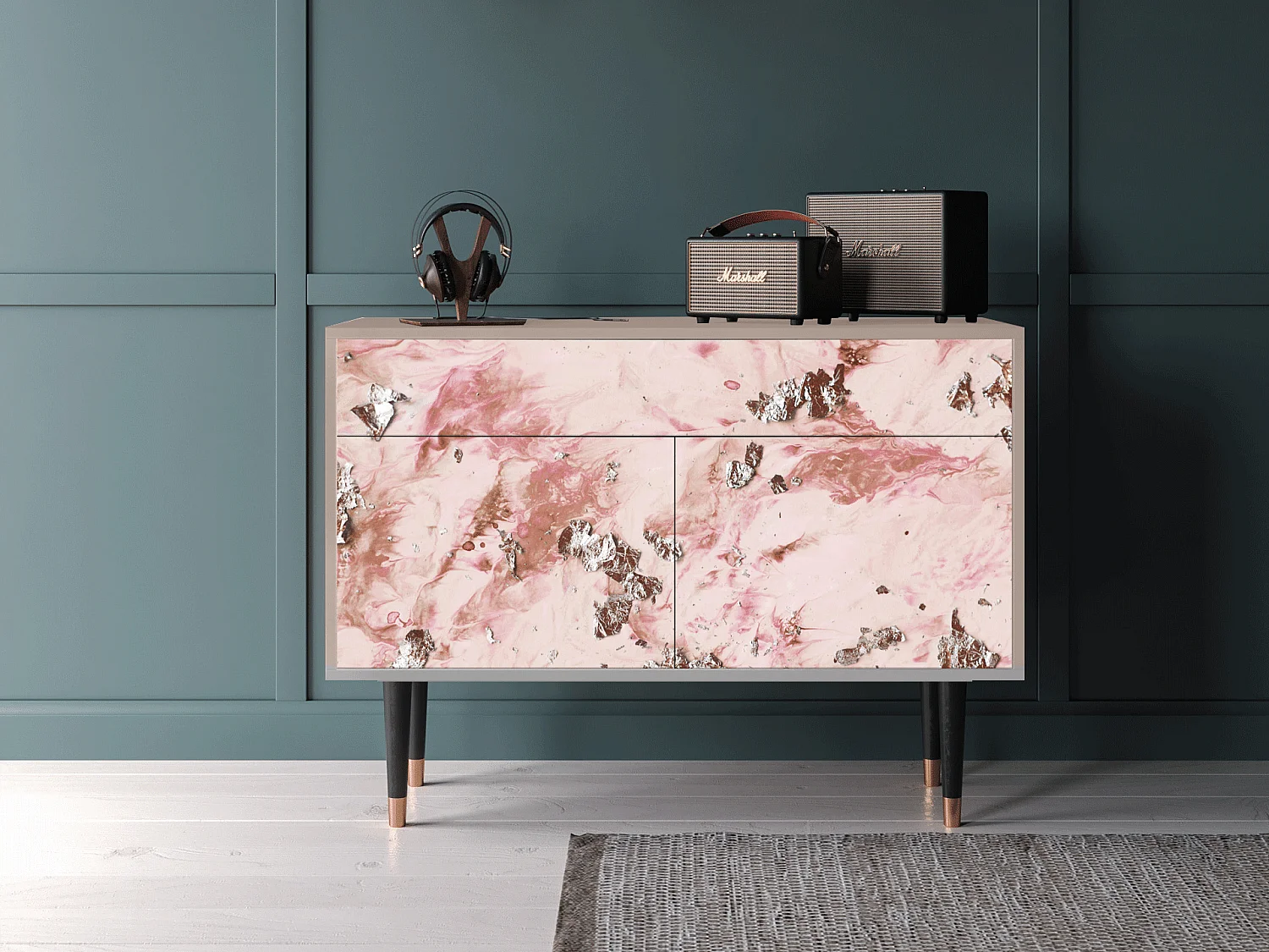 Buffet - 115x85x48 cm - BS4 - Cotton Candy, Latte