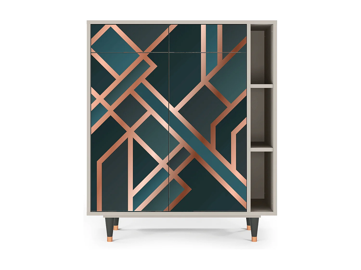 Buffet - 96х110х41 cm - BS6 - Bronze Crossroad, Sable