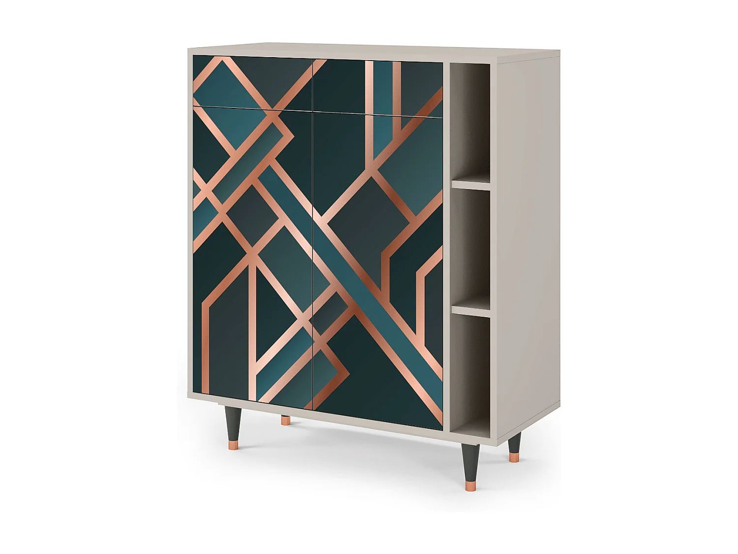 Buffet - 96х110х41 cm - BS6 - Bronze Crossroad, Sable