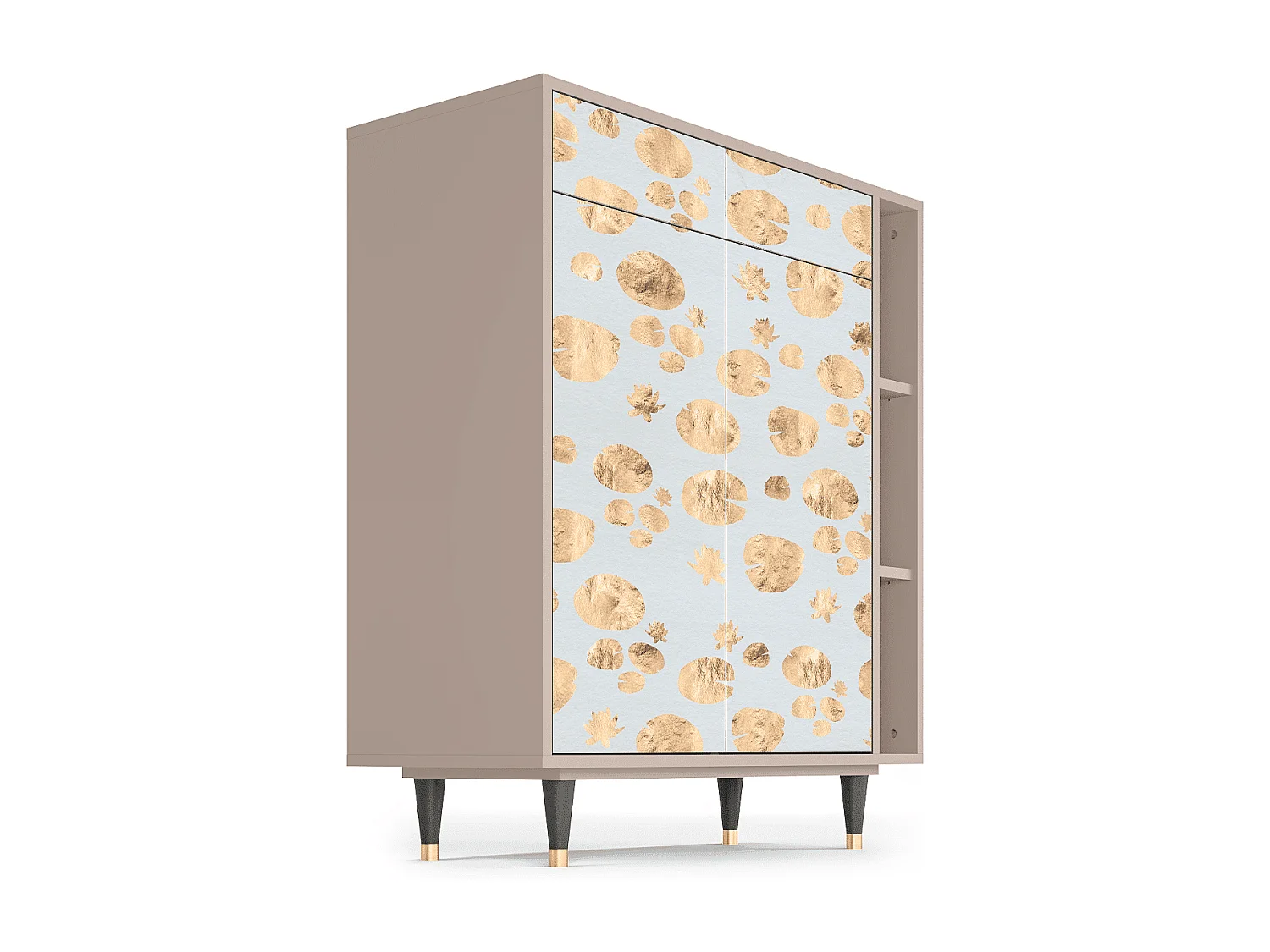 Kredens - 96х110х41 cm - BS6 - Blue Giraffe, Latte