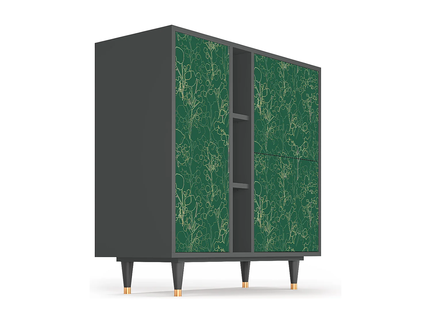 Buffet - 94х96х41 cm - BS5 - Emerald Forest, Anthracite