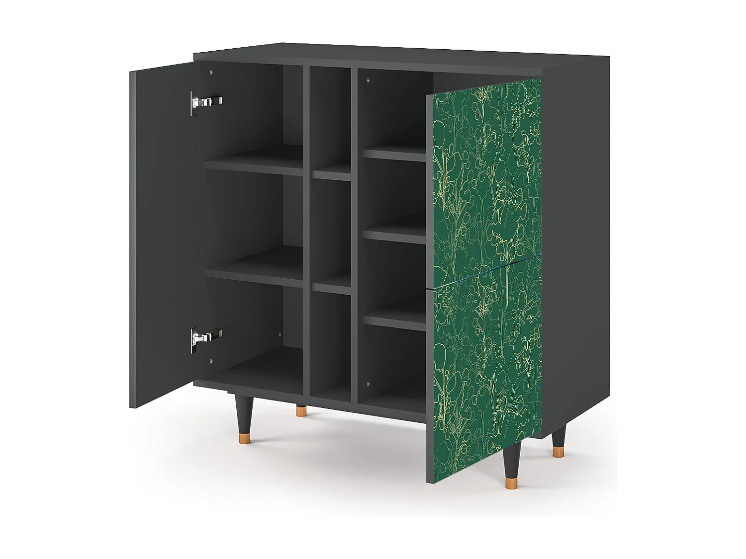 Buffet - 94х96х41 cm - BS5 - Emerald Forest, Anthracite
