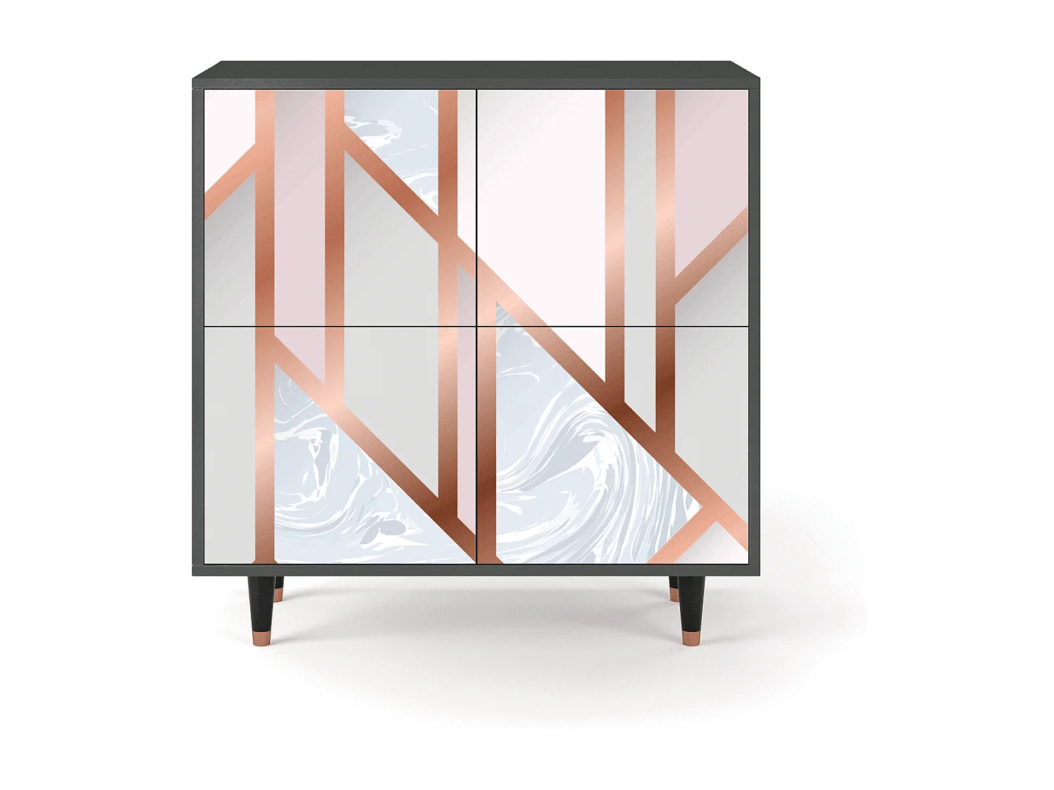 Aparador - 94x96x48 cm - BS3 - Champagne Story, Antracita