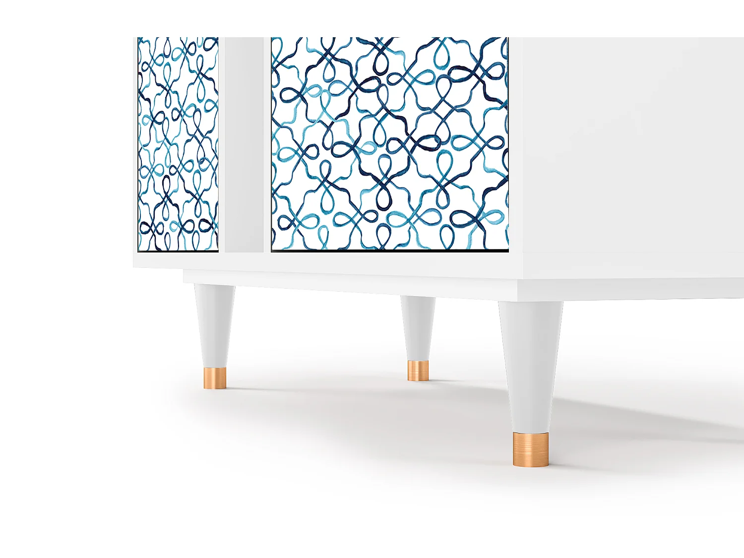 Aparador - 94х96х41 cm - BS5 - Marine Strings, Branco