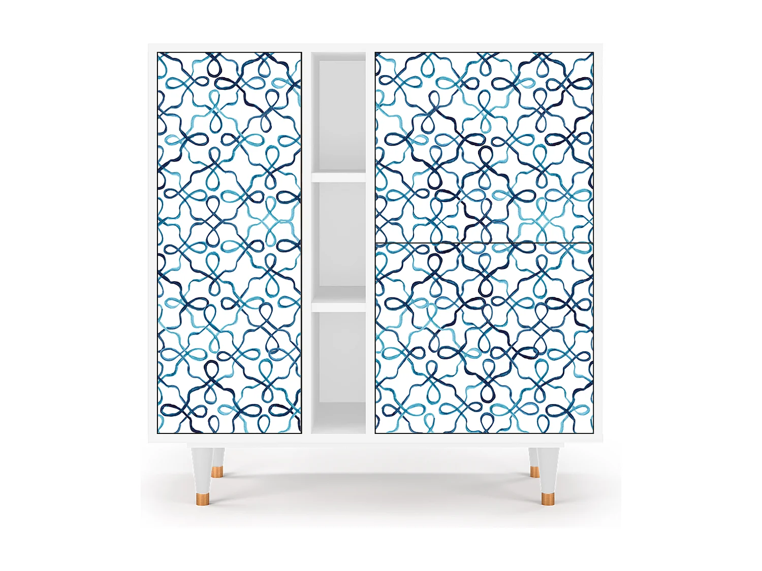 Sideboard - 94х96х41 cm - BS5 - Marine Strings, Weiß