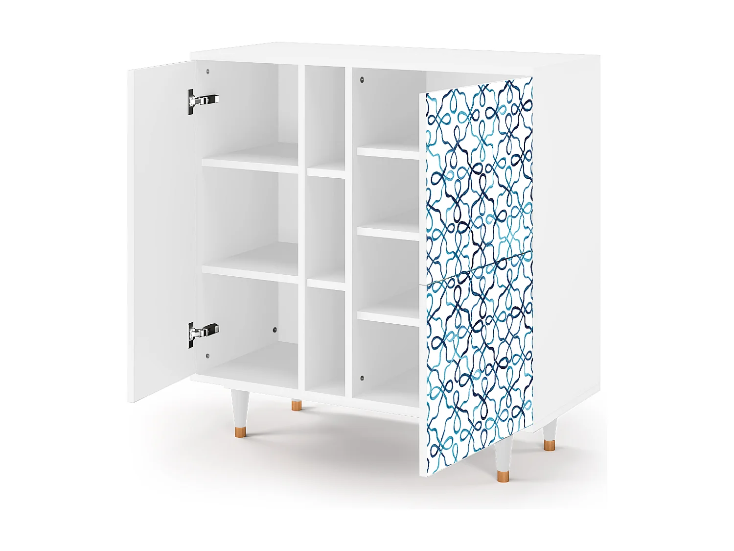 Sideboard - 94х96х41 cm - BS5 - Marine Strings, Weiß