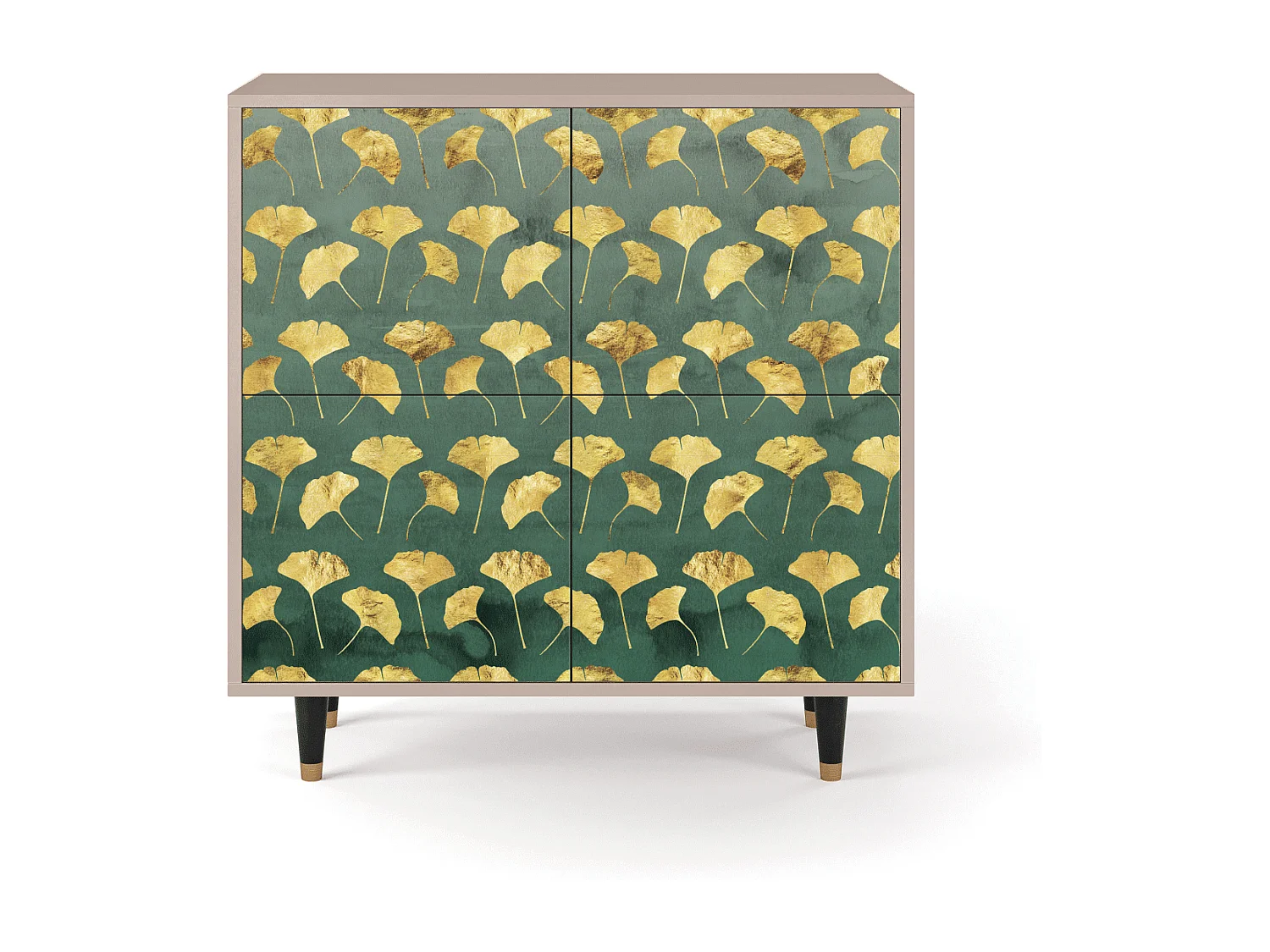 Buffet - 94x96x48 cm - BS3 - Gingko leaves, Latte