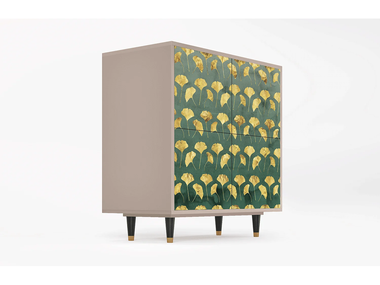 Buffet - 94x96x48 cm - BS3 - Gingko leaves, Latte