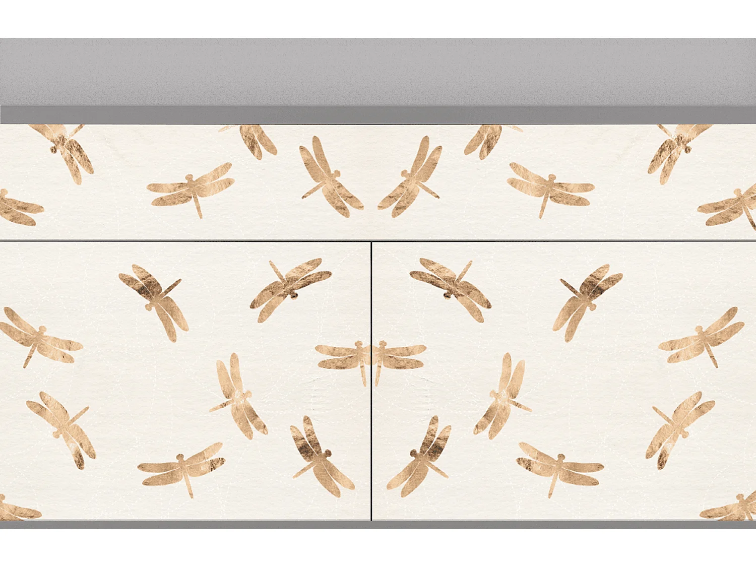 Buffet - 115x85x48 cm - BS4 - Nude Dragonflies, Gris