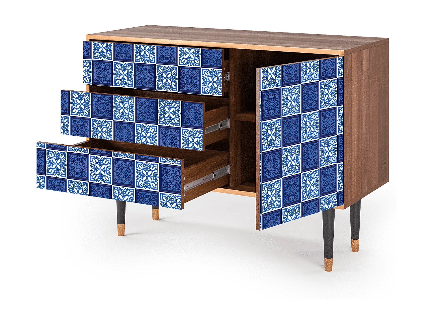 Credenza - 115х84х41 cm - S3 - Light Path, Noce