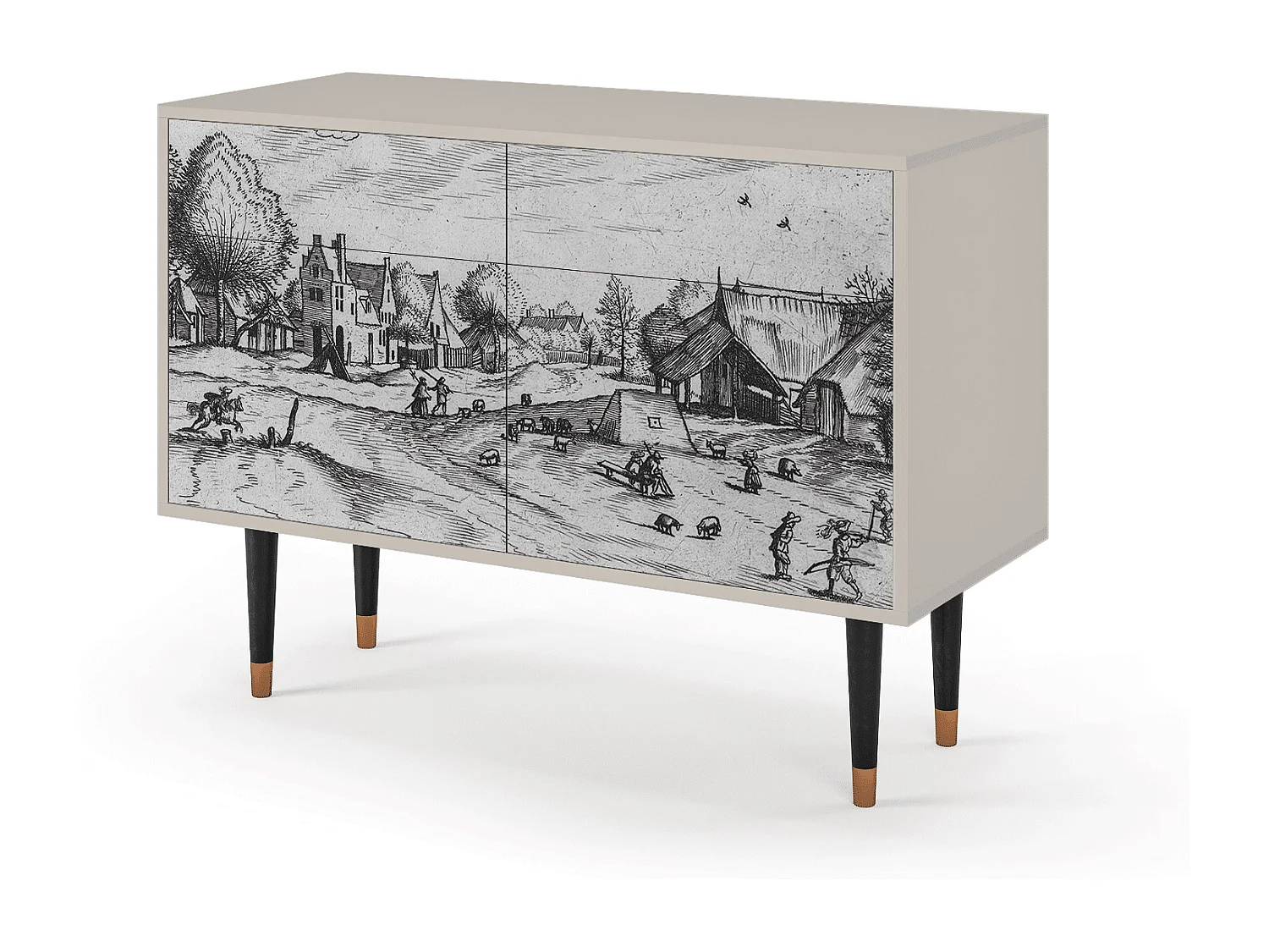 Aparador - 115x85x48 cm - BS4 - Country Village, Arena