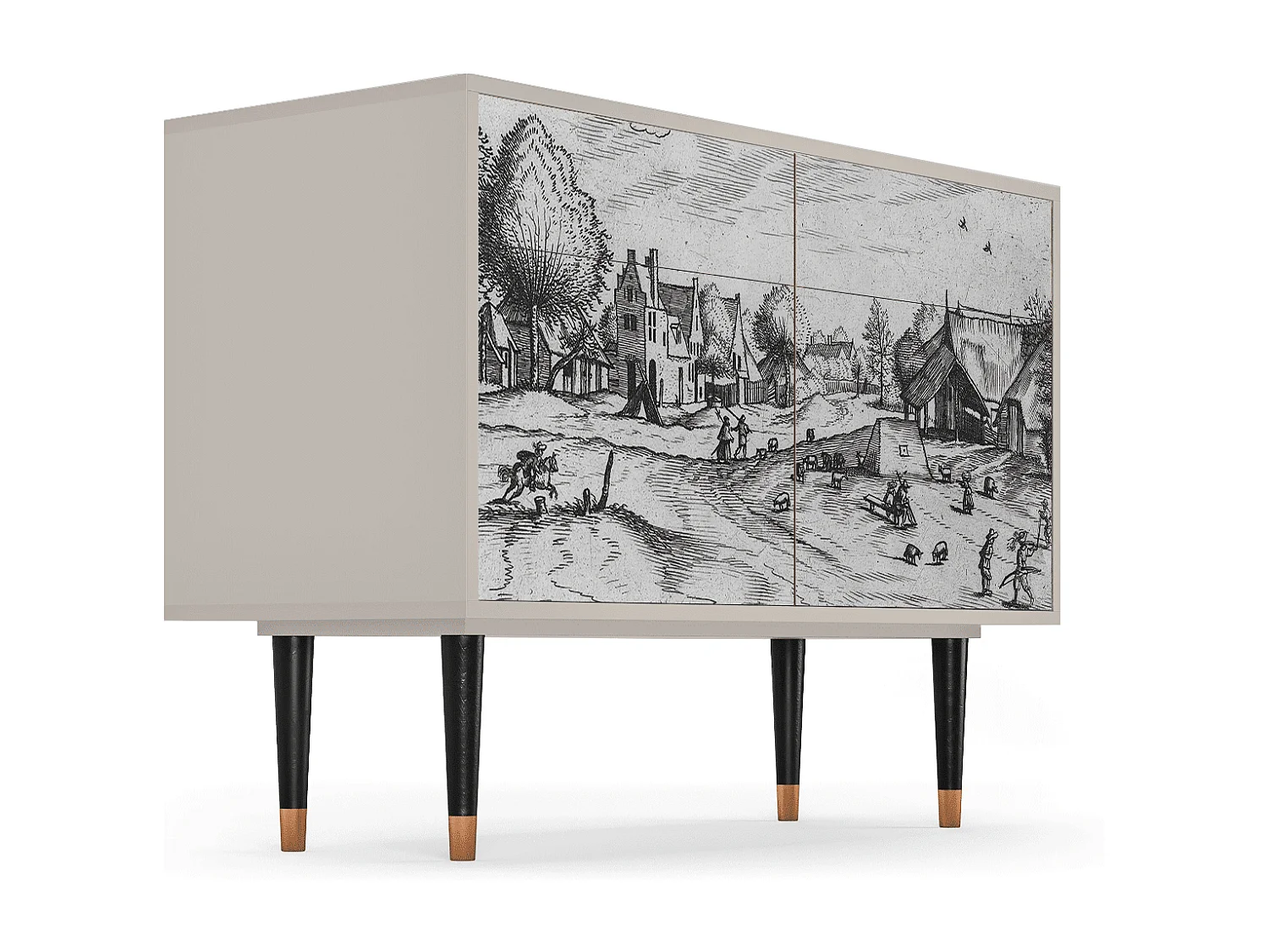 Aparador - 115x85x48 cm - BS4 - Country Village, Arena