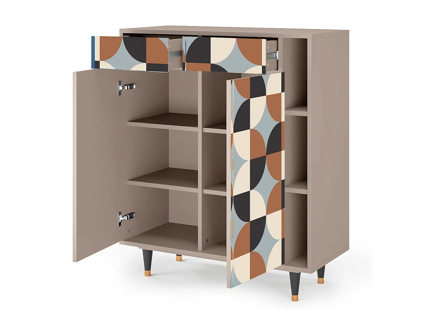 Credenza - 96х110х41 cm - BS6 - Brown Sensation, Latte