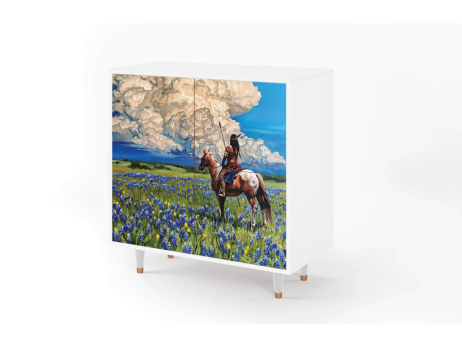 Credenza - 94x96x48 cm - BS3 - Thunderheads by Dean, Bianco