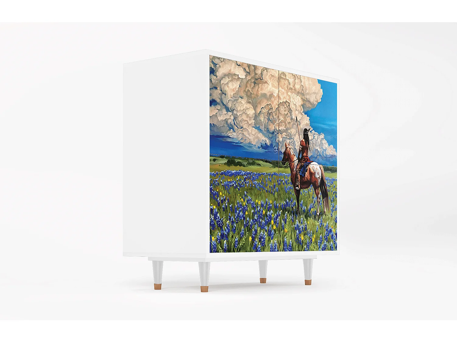 Credenza - 94x96x48 cm - BS3 - Thunderheads by Dean, Bianco