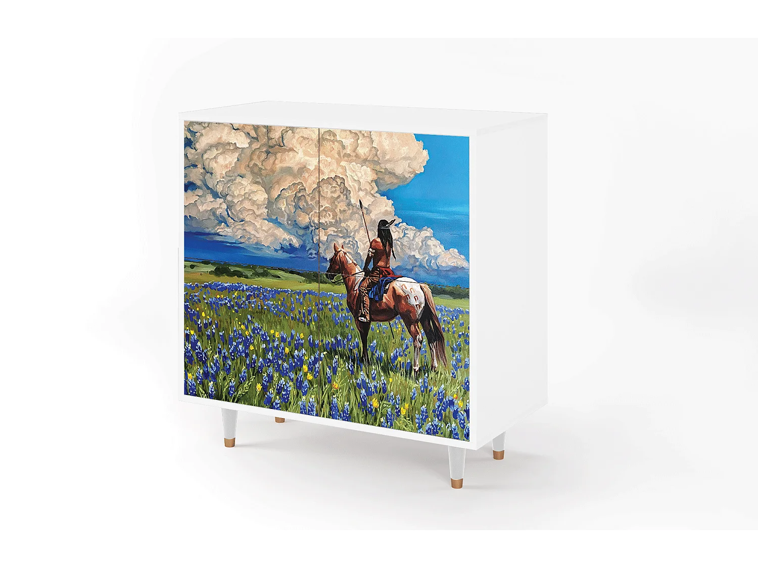 Credenza - 94x96x48 cm - BS3 - Thunderheads by Dean, Bianco