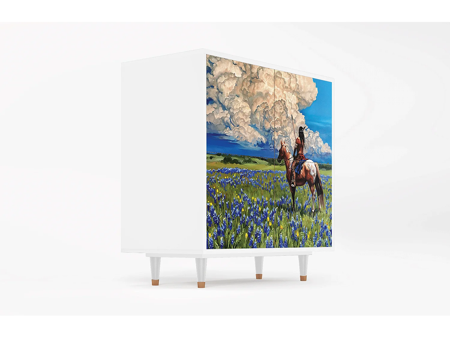 Credenza - 94x96x48 cm - BS3 - Thunderheads by Dean, Bianco