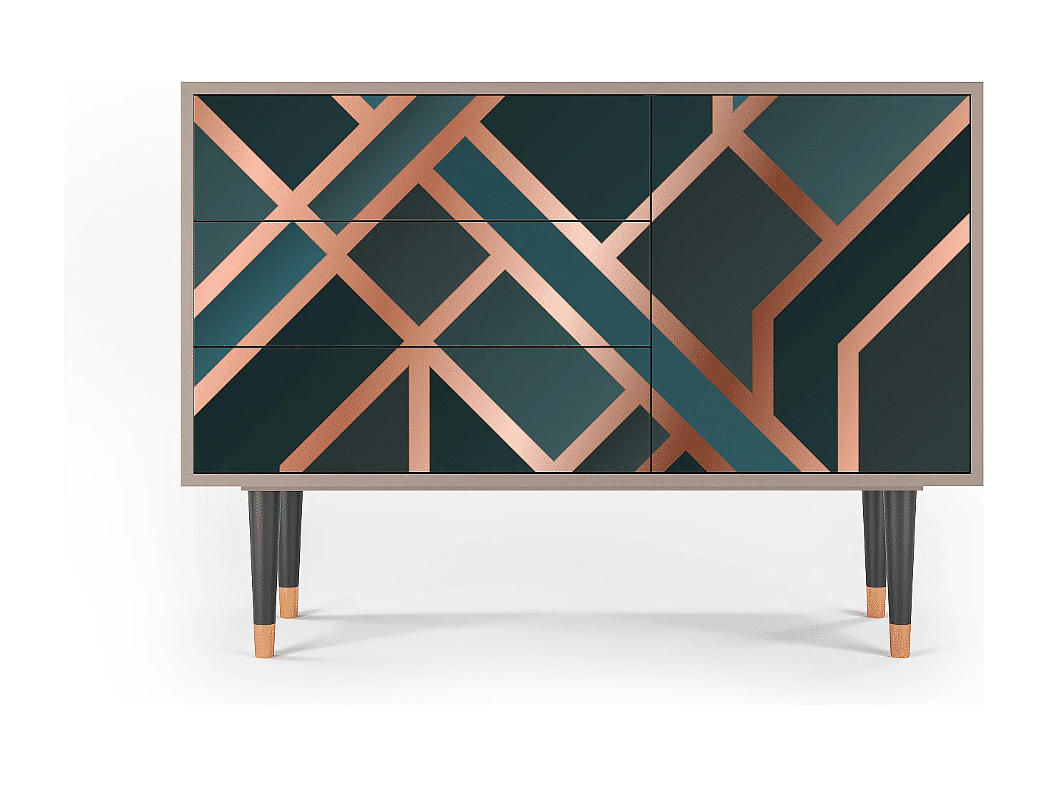 Aparador - 115х84х41 cm - S3 - Bronze Crossroad, Areia