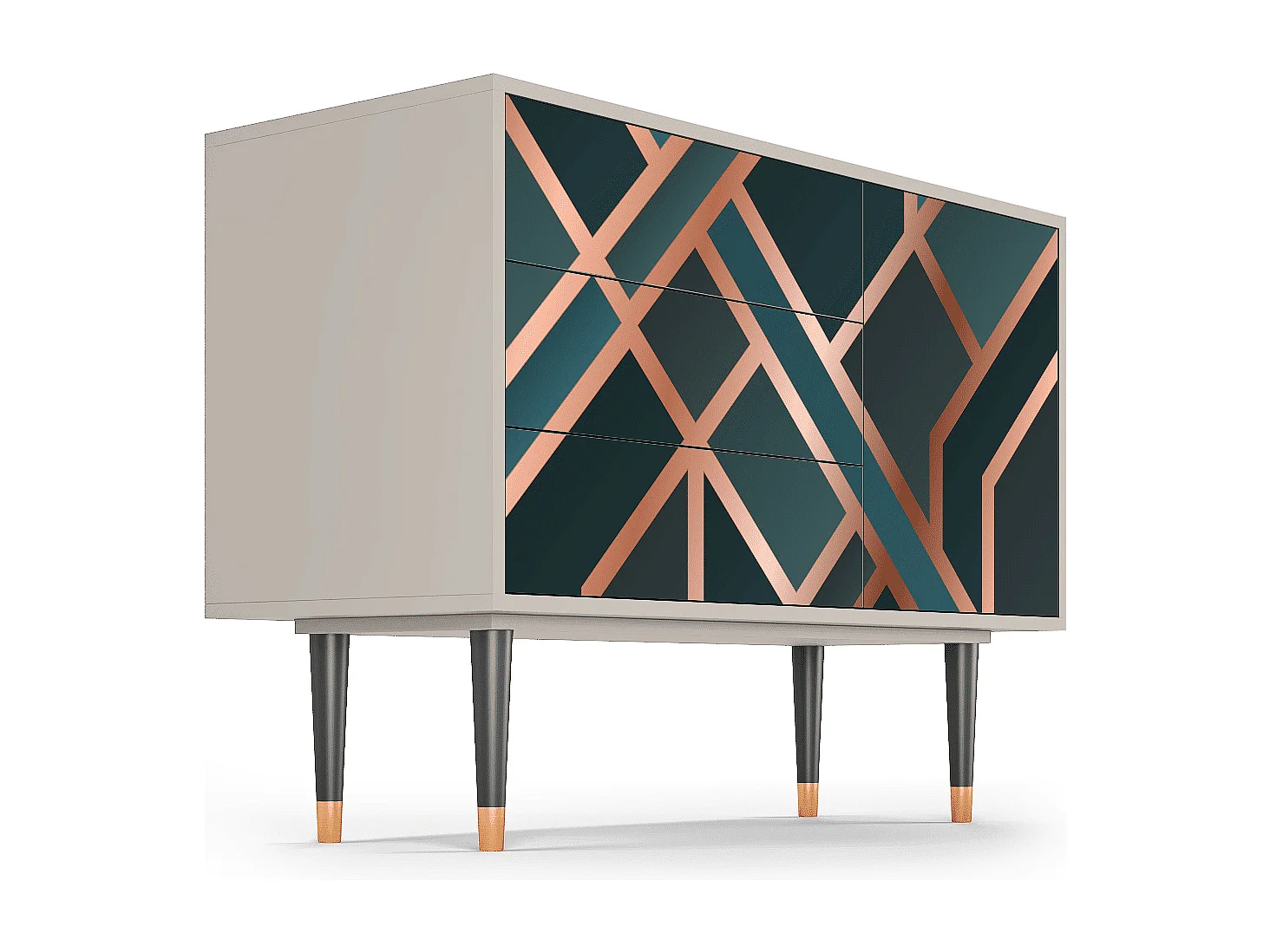 Aparador - 115х84х41 cm - S3 - Bronze Crossroad, Areia