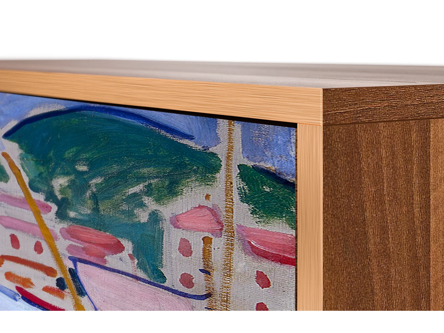 Buffet - 115х84х41 cm - S3 - The Port of Collioure , Noyer