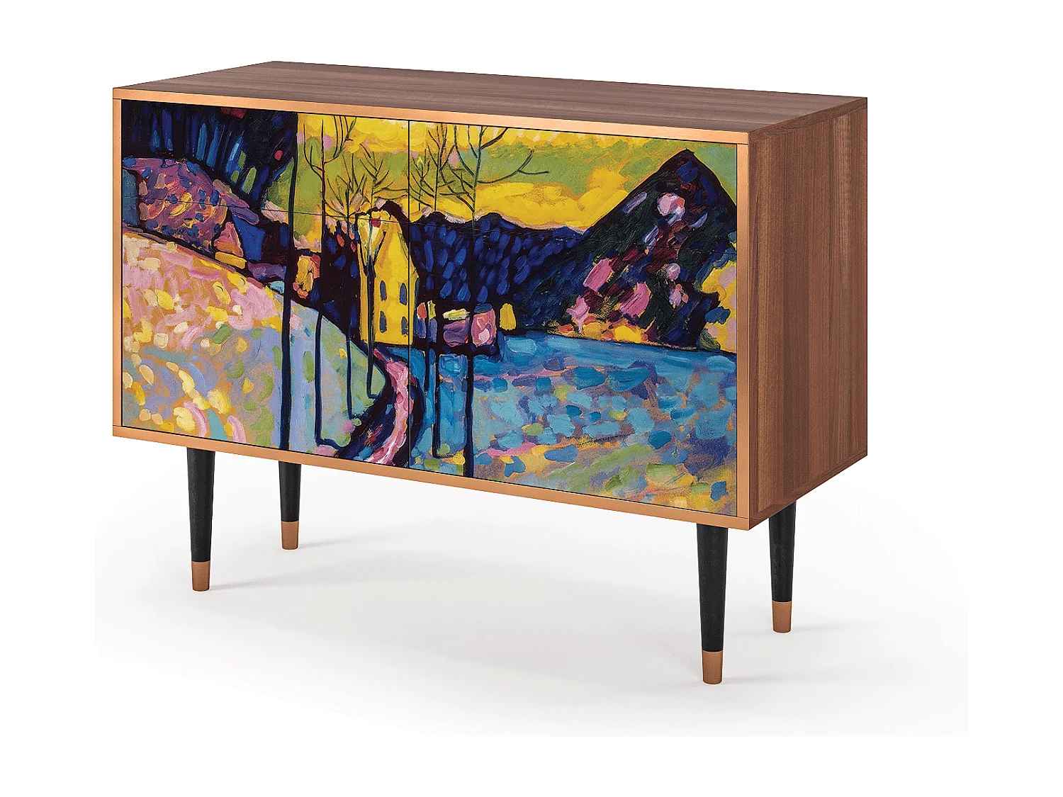 Aparador - 115x85x48 cm - BS4 - Winter Landscape, Nogueira