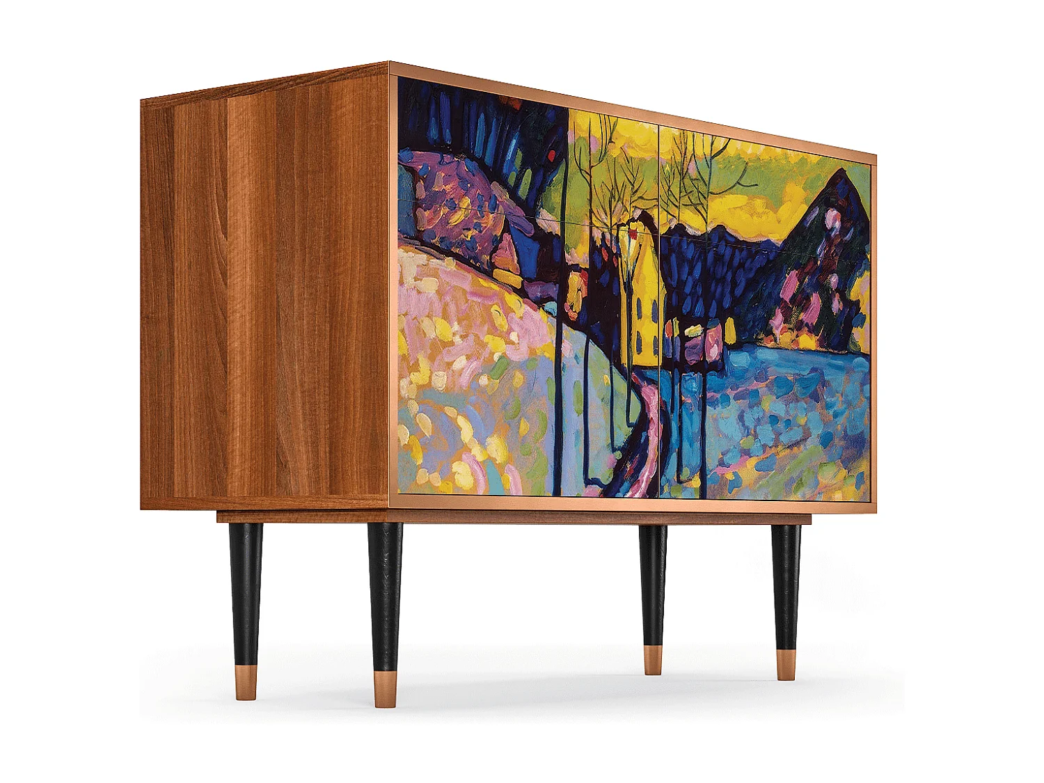 Aparador - 115x85x48 cm - BS4 - Winter Landscape, Nogueira