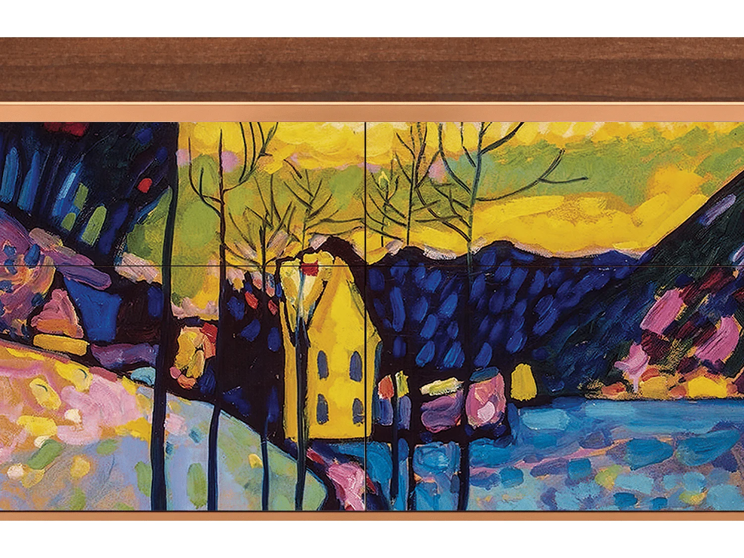 Aparador - 115x85x48 cm - BS4 - Winter Landscape, Nogueira