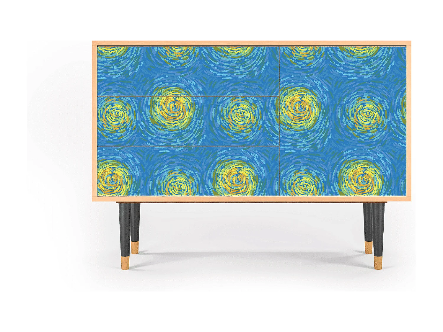 Buffet - 115х84х41 cm - S3 - Van Gogh Lights, Noyer