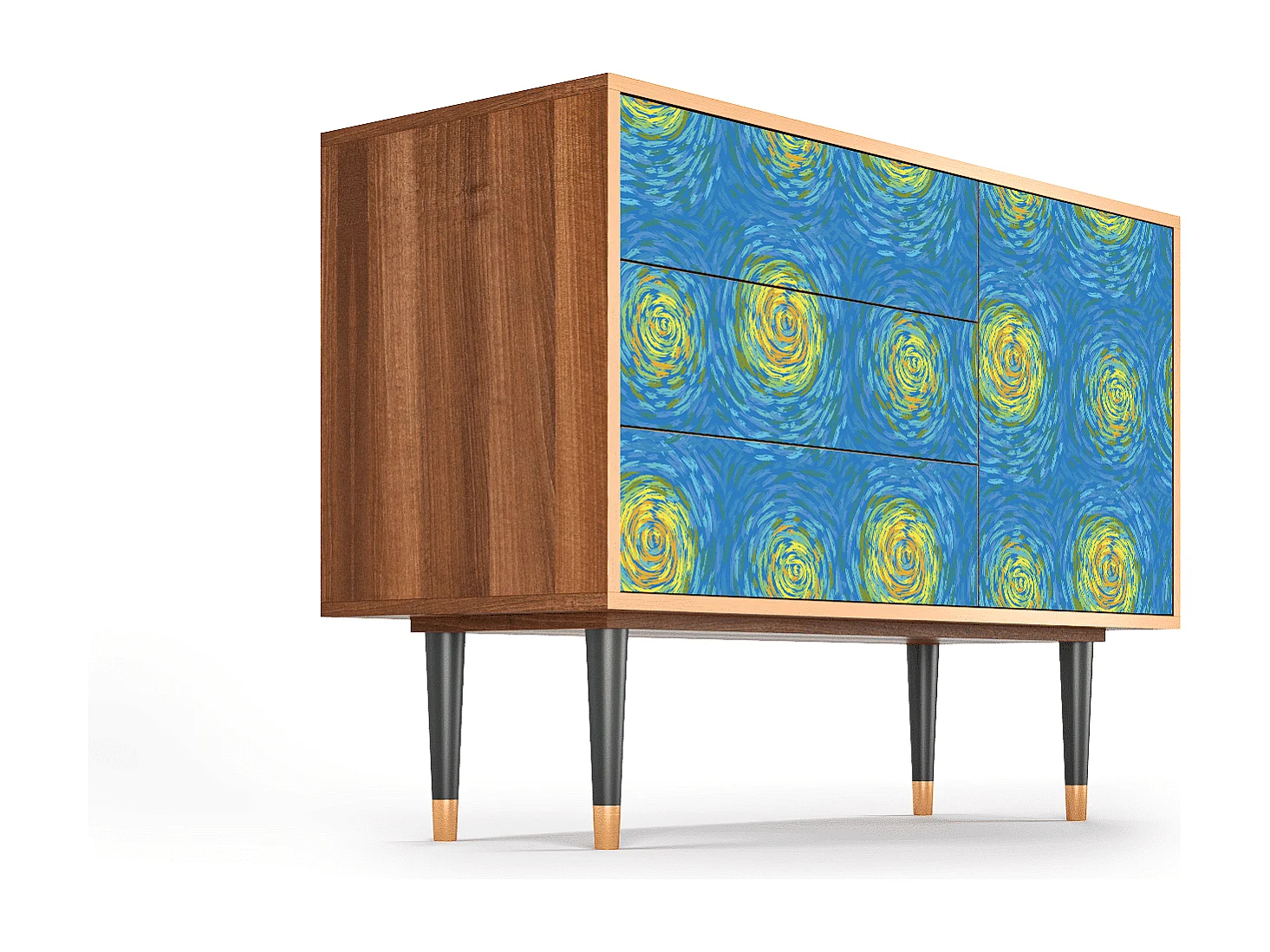 Buffet - 115х84х41 cm - S3 - Van Gogh Lights, Noyer